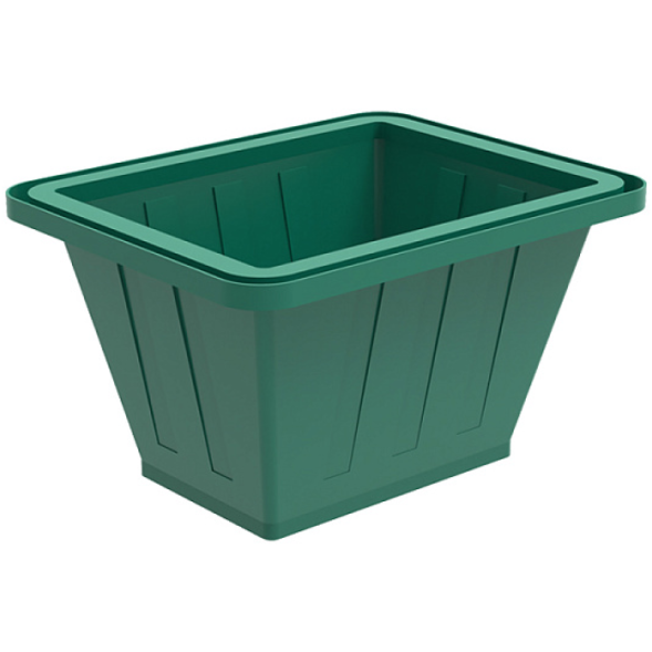 Ванна пластиковая пищевая К, 200 л, HDPE, зеленый [013.0000.401.000]