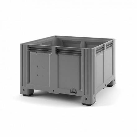 Пластиковый контейнер IBOX 1130x1130x760 (сплошной, на ножках)