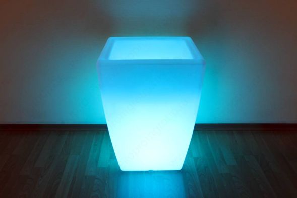 Световое кашпо Rostok с беспроводной RGB подсветкой