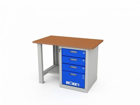 Верстак ДВК с 1 тумбой WOKER PRO 1004.1200