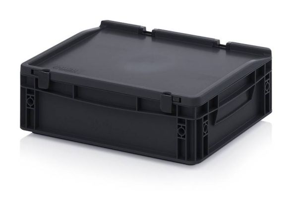 Евроконтейнер пластиковый ESD ED 43/12 HG, 40x30x13,5 см