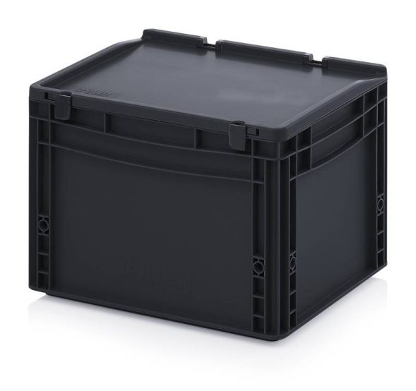 Евроконтейнер пластиковый ESD ED 43/27 HG, 40x30x28,5 см