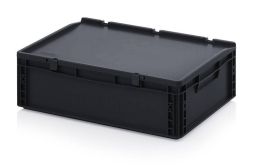 Евроконтейнер пластиковый ESD ED 64/17 HG, 60x40x18,5 см