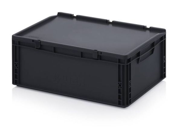 Евроконтейнер пластиковый ESD ED 64/22 HG, 60x40x23,5 см