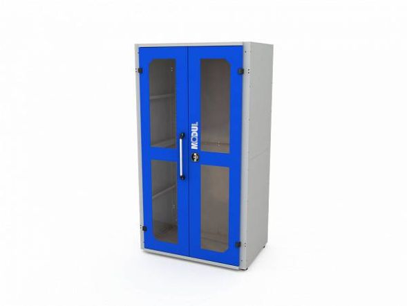 Корпус шкафа для инструментов ДВК MODUL XL с дверями со смотровыми окнами