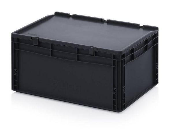 Евроконтейнер пластиковый ESD ED 64/27 HG, 60x40x28,5 см