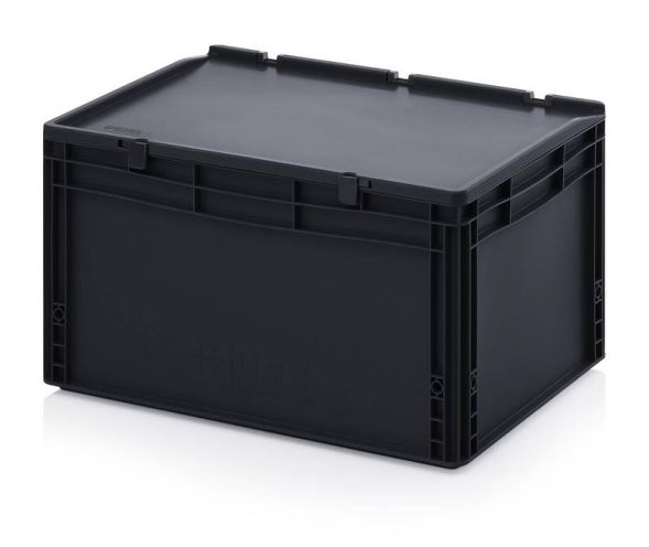 Евроконтейнер пластиковый ESD ED 64/32 HG, 60x40x33,5 см
