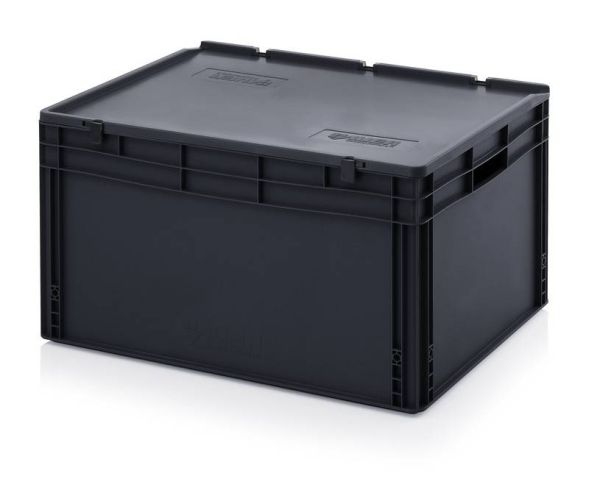 Евроконтейнер пластиковый ESD ED 86/42 HG, 80x60x44 см
