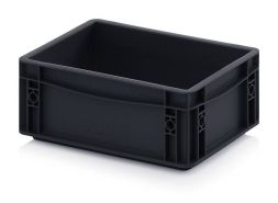 Евроконтейнер пластиковый ESD EG 32/12 HG, 30x20x12 см