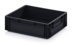 Евроконтейнер пластиковый ESD EG 43/12 HG, 40x30x12 см