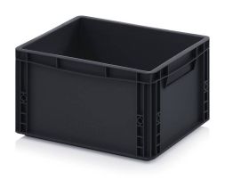 Евроконтейнер пластиковый ESD EG 43/22 HG, 40x30x22 см