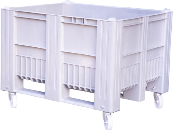 BoxPallet 1200x1000x900 мм сплошной на колесах