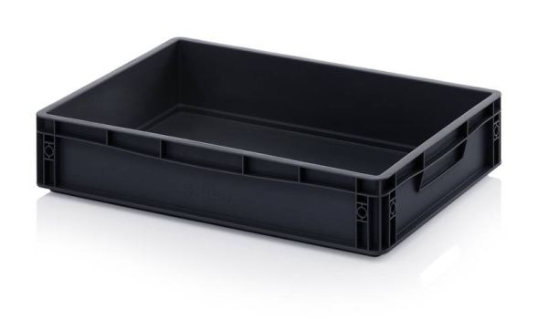 Евроконтейнер пластиковый ESD EG 64/12 HG, 60x40x12 см