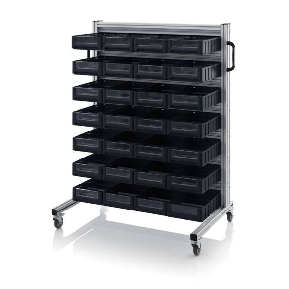 Тележка с ESD-защитой для стеллажных ящиков ESD SR.L.4209, 112 x 65 x 135 см