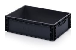 Евроконтейнер пластиковый ESD EG 64/17 HG, 60x40x17 см
