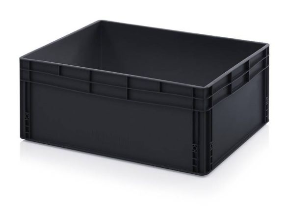 Евроконтейнер пластиковый ESD EG 86/32 HG, 80x60x32 см