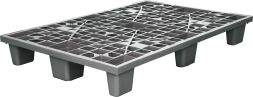 Паллет (поддон) пластиковый вкладываемый, 1200х800х160 мм, серый [TR 1208 L (ВС)