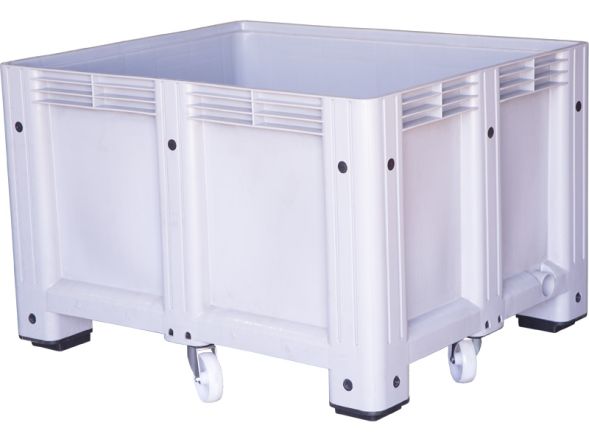 Big Box 1200х1000х760 сплошной, на колёсах серый