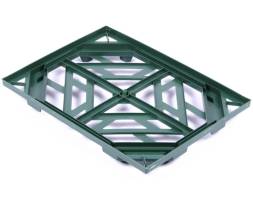 Пластиковая крышка перфорированная к цветочному баку 400х300х10 мм