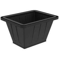 Ванна пластиковая пищевая К, 200 л, HDPE, черный [132.0200.899.000]