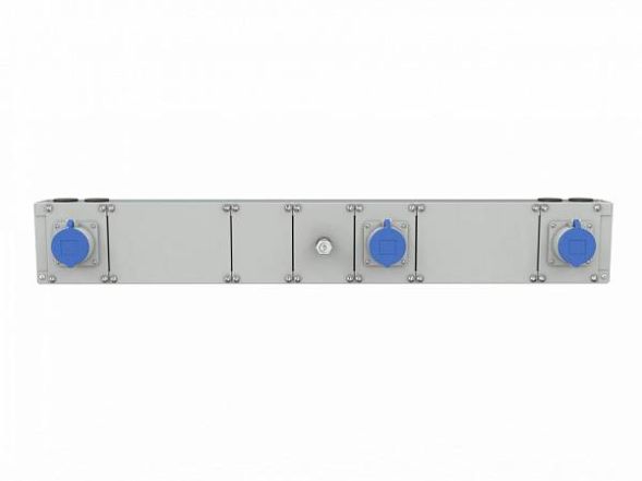 Шина для электропроводки ДВК1500 мм (230V x 3 / AIR)