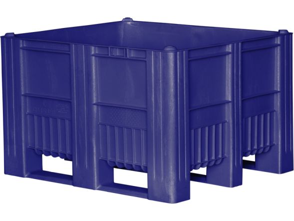 Пластиковый контейнер Big Box 1200х1000х740 мм сплошной на полозьях
