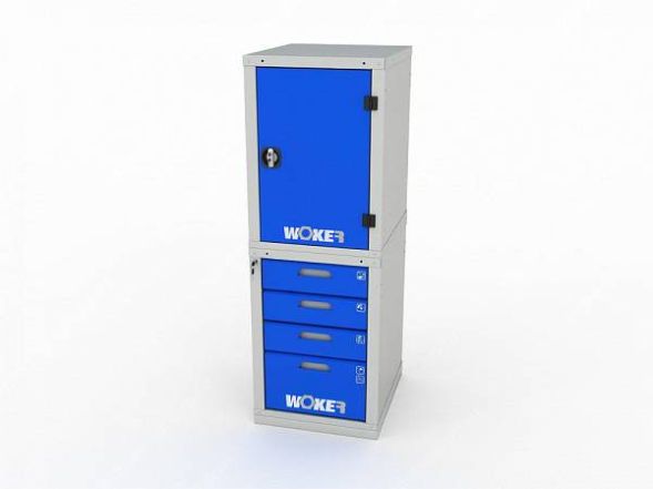 Тумба инструментальная модульная ДВК WOKER PRO 0104 S