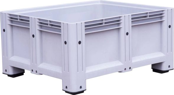 Пластиковый контейнер Big Box 1200x1000x580 мм сплошной на ножках