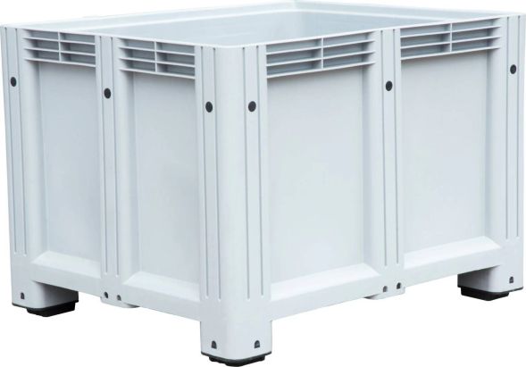 Пластиковый контейнер Big Box 1200x1000x850 мм сплошной на ножках