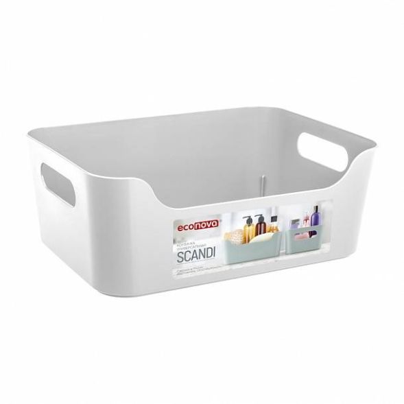 Корзинка универсальная SCANDI, 1,2л, белый